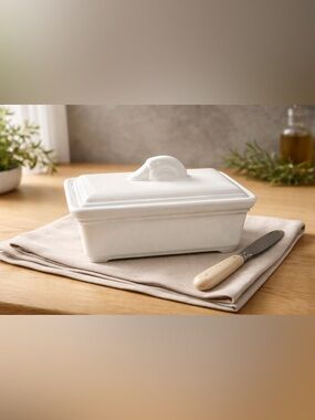 International China Duck Country Style Butter Dish Vintage Sign